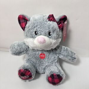 Pestsmart Dog Toy Lucky The Cat Kitty Plush Gray Squeaks 2023 Cuddle Play Chew